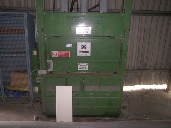 Pakawaste HM3005 poly / cardboard baler / compacto...