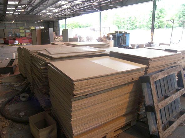 Qty chipboard sheets, 1200x1000x15mm approx