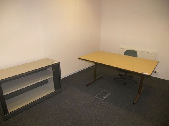 1500x900mm office table, upholstered swivel chair,...