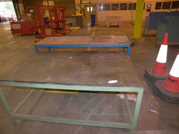 2000x750mm metal frame, wooden top workbench, 1750...