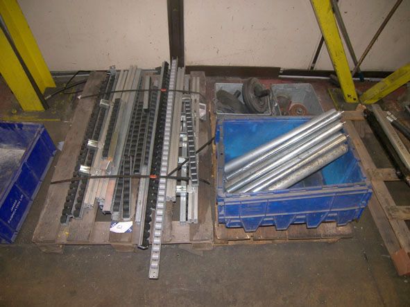 Qty various site rollers & wheels