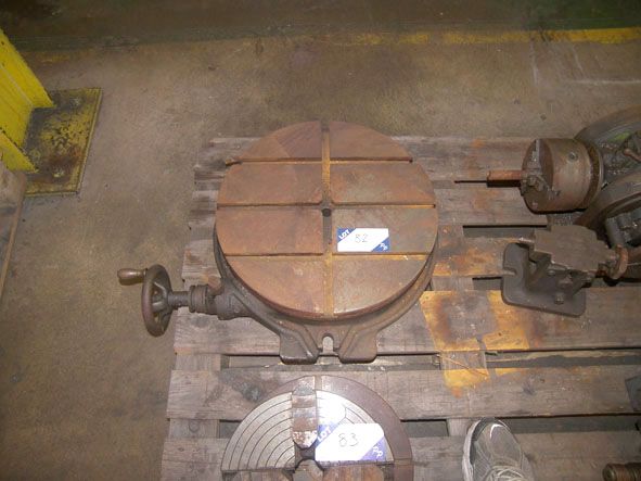 18" dia rotary table