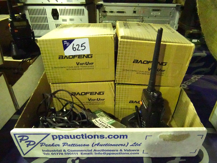 5x BaoFeng VHF/UHF portable two way radios