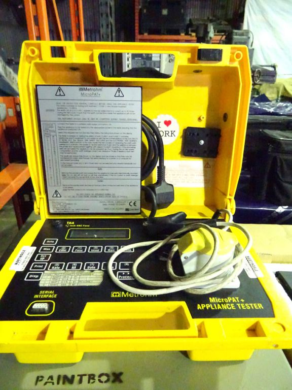 Metrohm MicroPat appliance tester, 16A