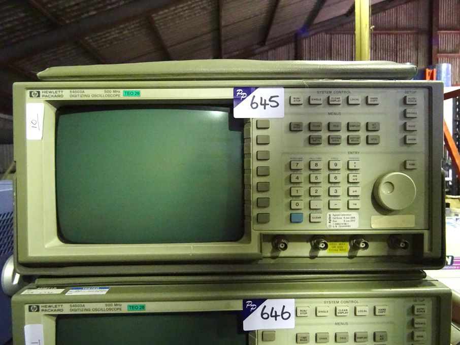 HP 54503A digitising oscilloscope, 500MHz, 4 chann...