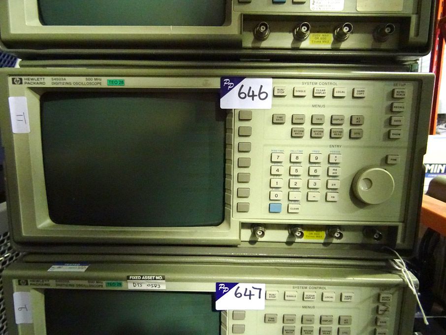 HP 54503A digitising oscilloscope, 500MHz, 4 chann...