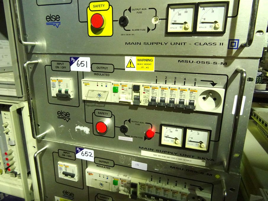 Else MSU-055-S-M isolating mains supply unit, 5kva