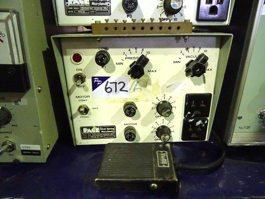 Pace PPS-5E soldering power unit, foot pedal