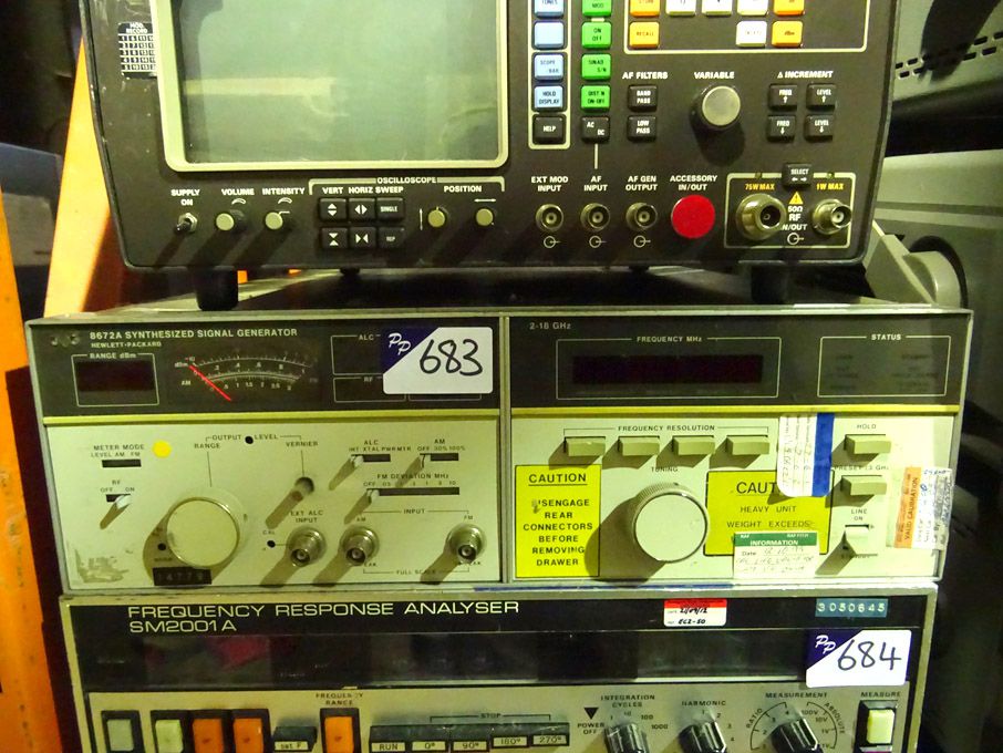 HP 8672A synthesized signal generator