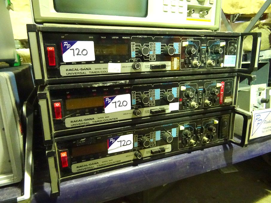 3x Racal-Dana 9500 universal timer counters