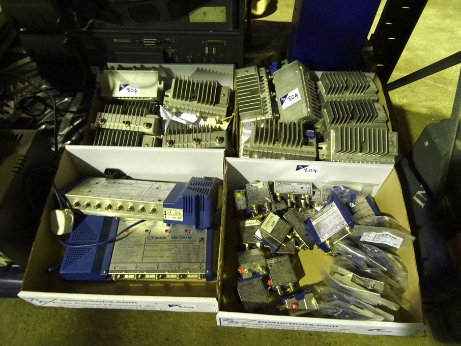 Qty various Spaun equipment inc: SAT-relays, SAR 1...