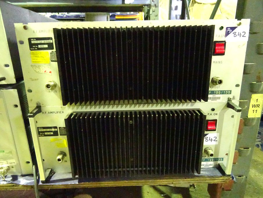 2x RF amplifiers, 3309 / 3X, 1 - 250MHz, 25W