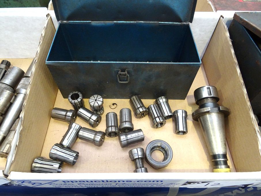 40 taper collet chuck & Qty collets - Lot located...