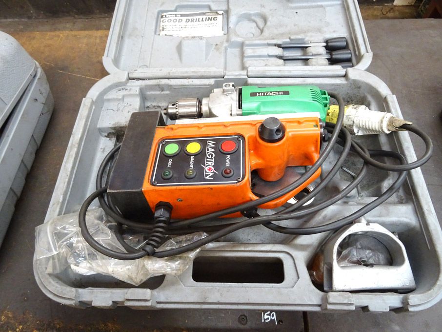Magtron MB30 magnetic drilling machine with Hitach...