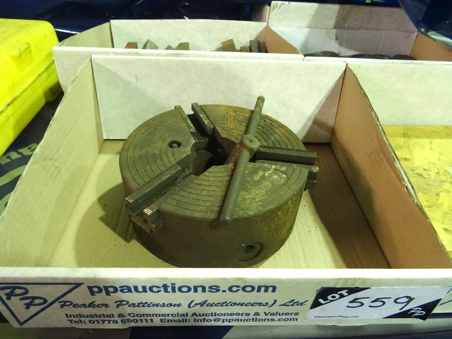 200mm 3 jaw chuck (no jaws) - Lot located at: PP S...