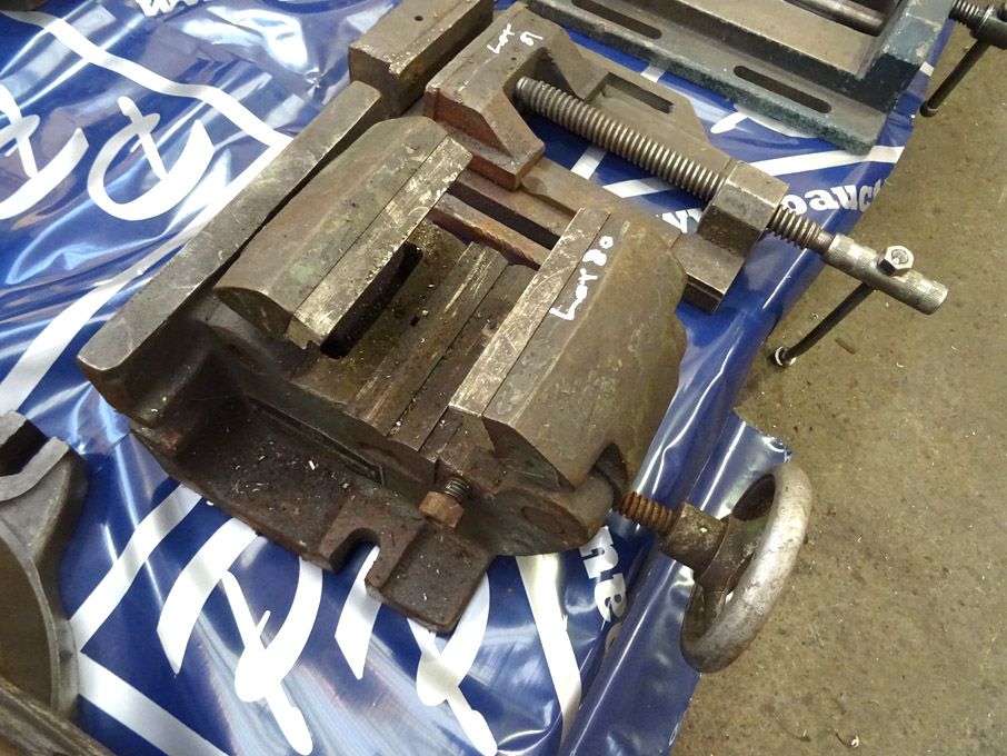 Elliot 120mm self centering machine vice - Lot loc...