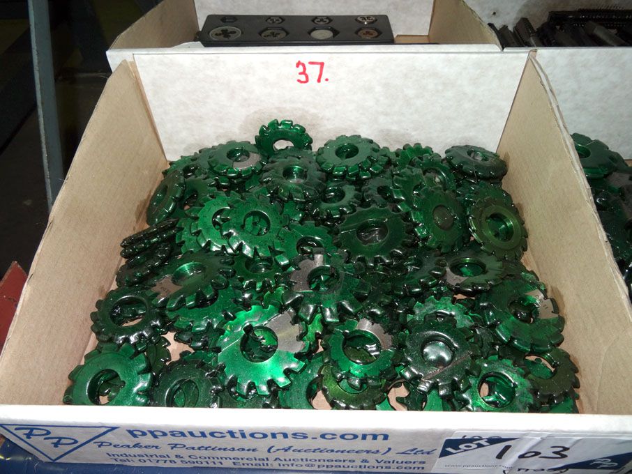 100 approx HSS involute gear cutters - Lot located...