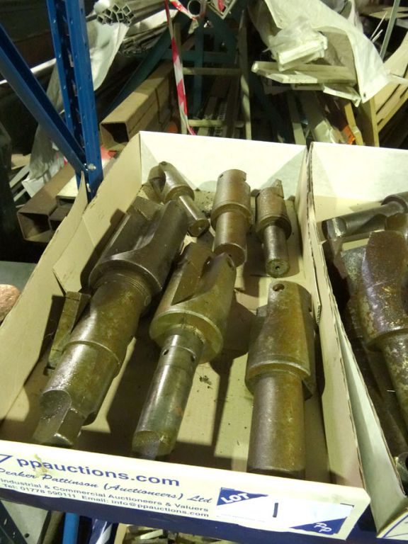 Qty HSS tipped drilling heads - Lot located at: PP...