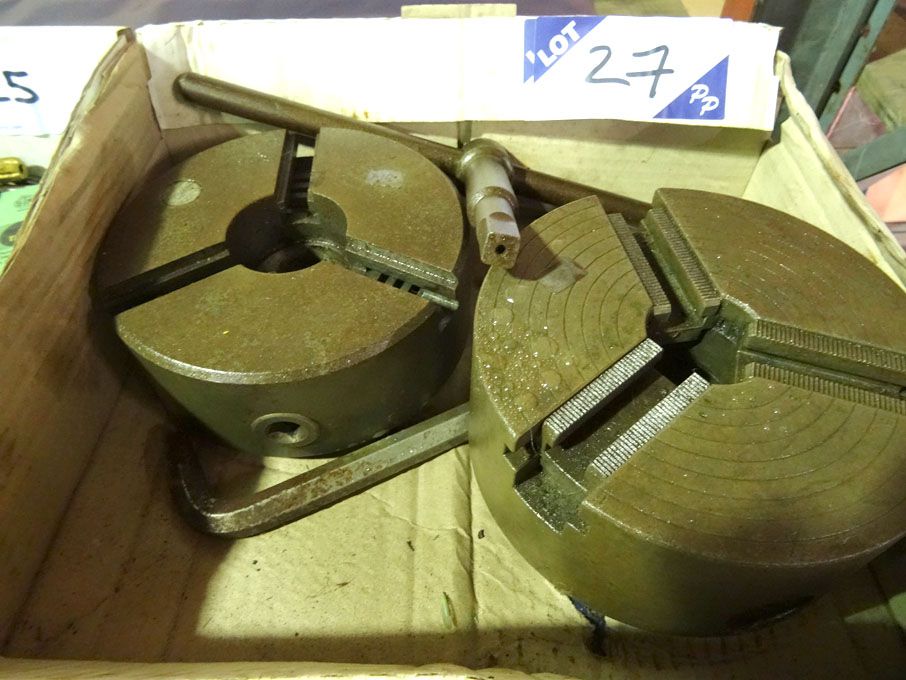2x 3 jaw chucks, 160mm dia - Lot located at: PP Sa...