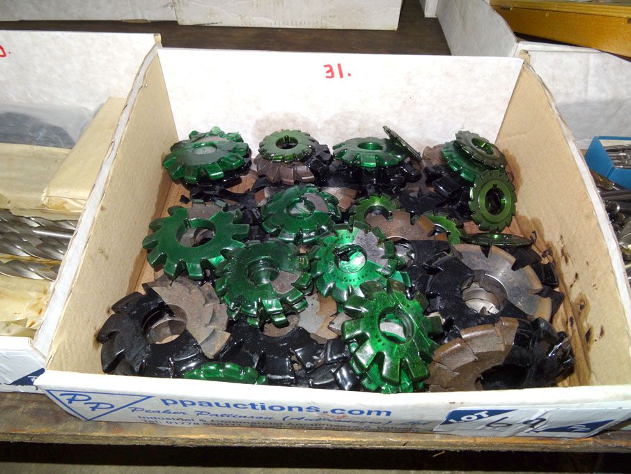 42 approx HSS involute gear cutters (unused) - Lot...