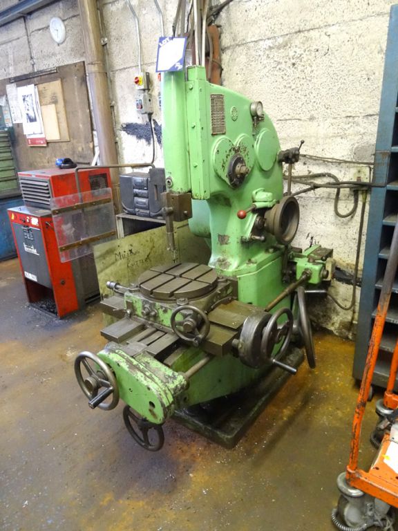 Butler 4" precision toolroom slotter, 14" dia tabl...