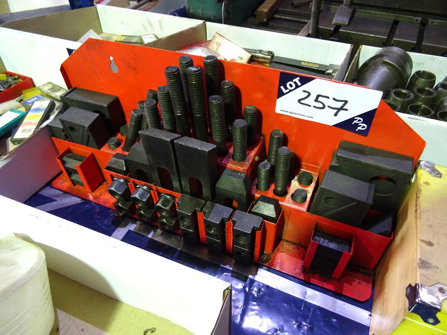 Heavy duty machine clamping kit
