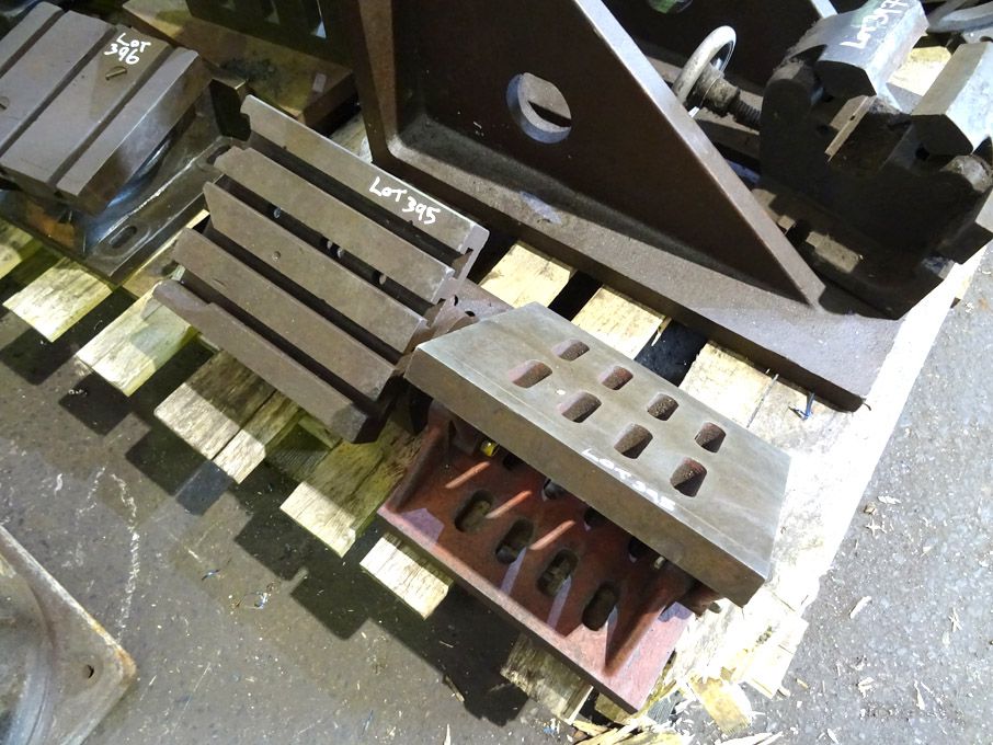 2x adjustable CI angle plates, 250x200mm