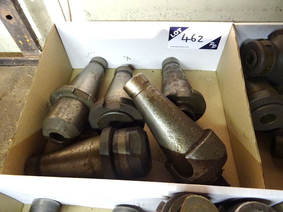 Qty various taper tool holders