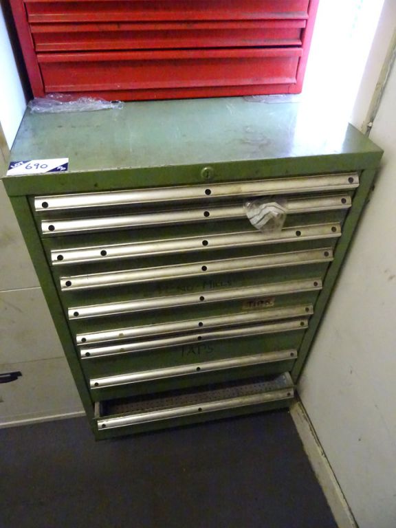 9 drawer storage cabinet, 720x700x1050mm