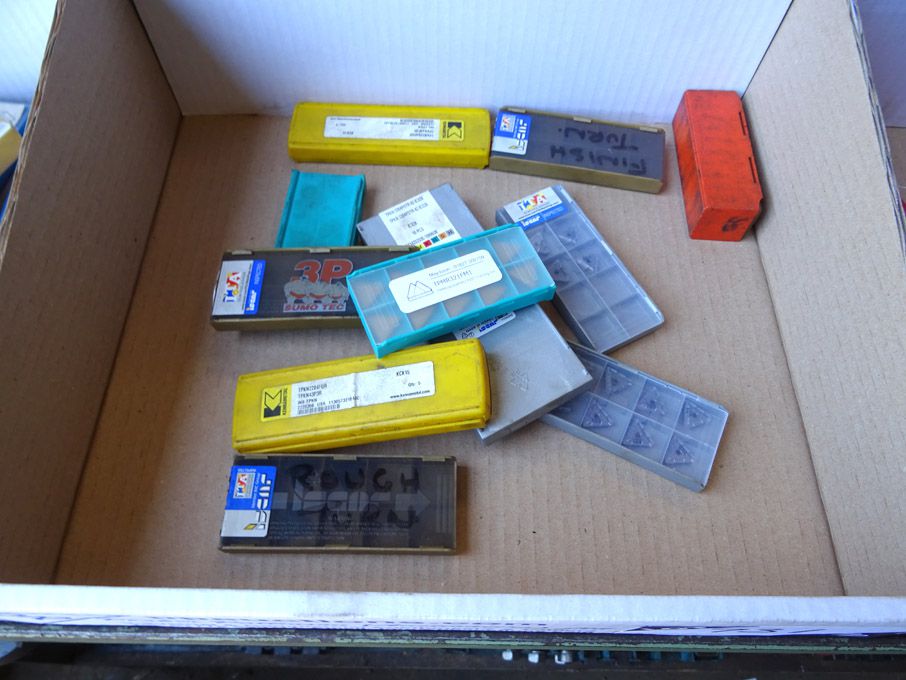 Qty various turning tips inc: Iscar IC8250, IC328,...