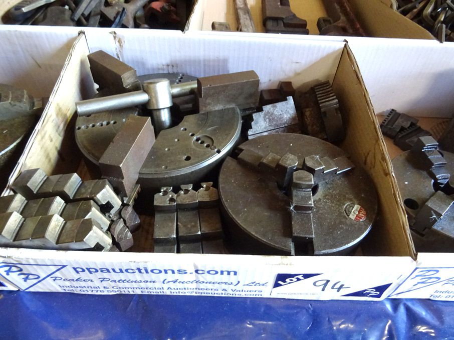 Pratt 150mm dia 3 jaw chuck & similar 180mm dia 3...