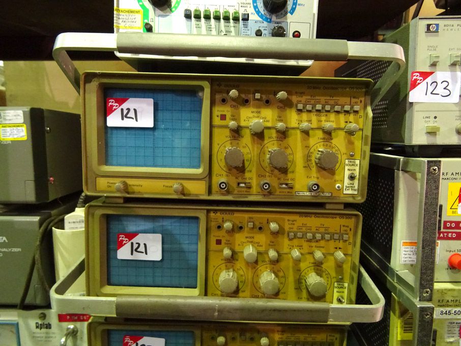 2x Gould OS300 oscilloscope, 20MHz - Lot Located a...
