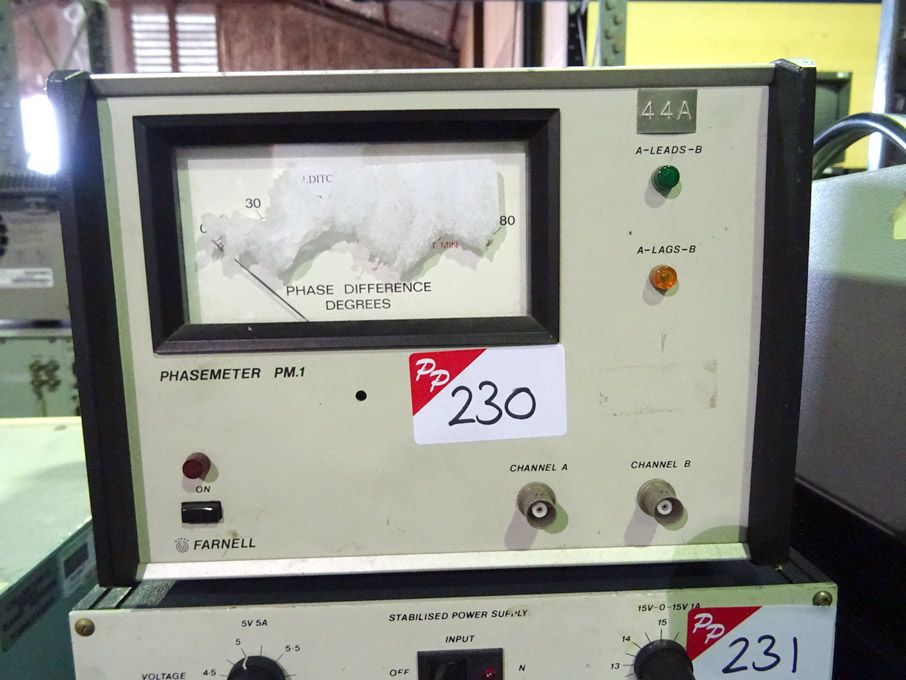Farnell PM.1 phasemeter - Lot Located at: Aunby, L...