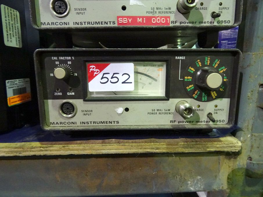Marconi 6950 RF power meter - Lot Located at: Aunb...