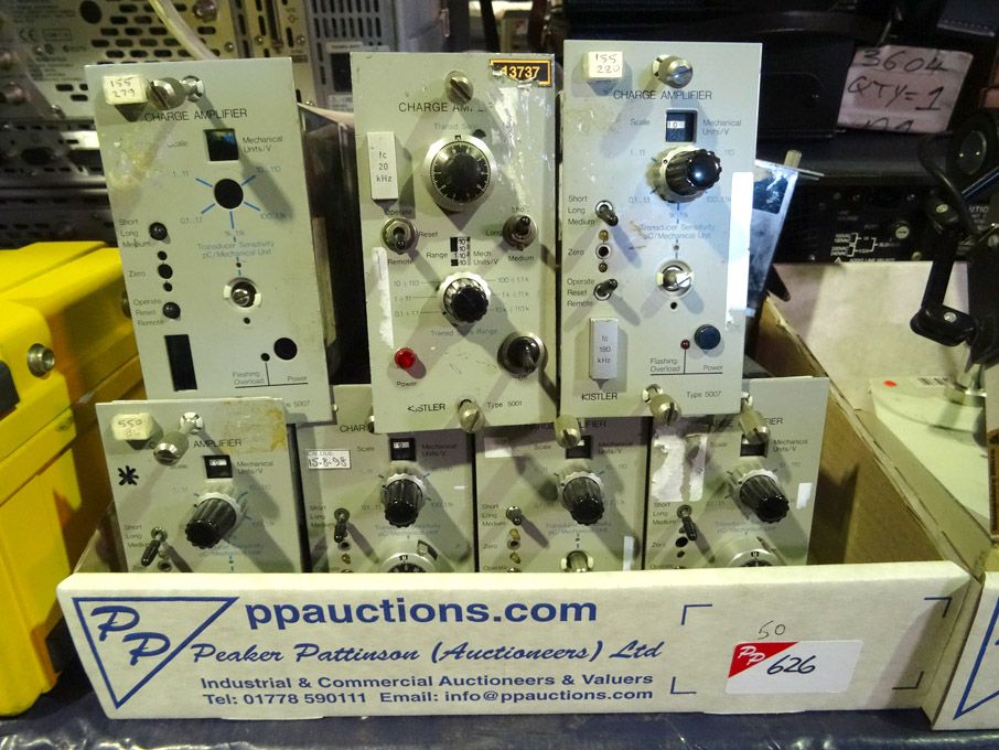 9x Kistler 5007 charge amplifiers - Lot Located at...