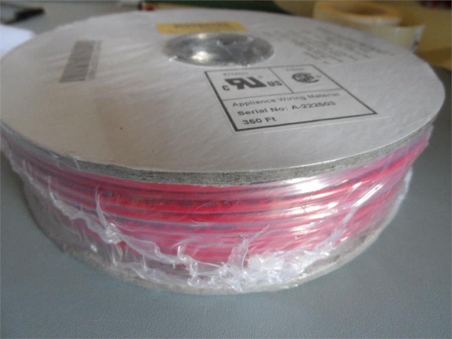 4 reels (100m per reel) Tri-rated red PVC switchge...