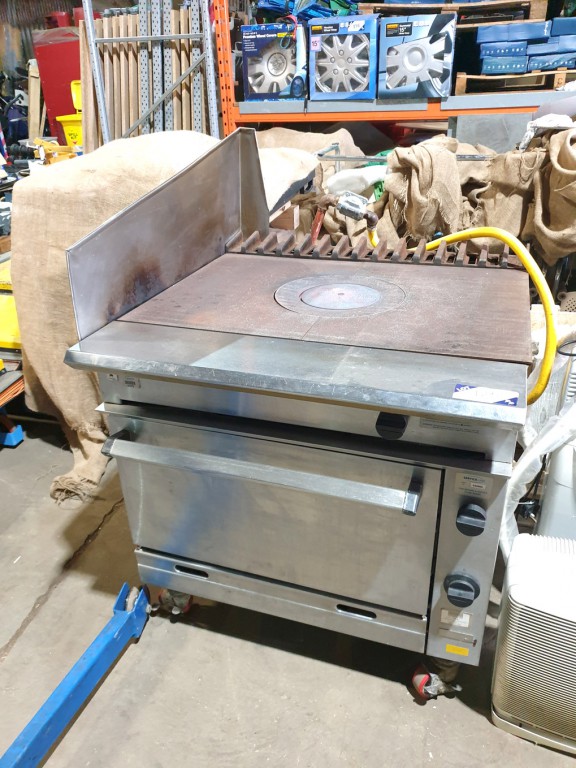 Chieftain mobile stainless steel gas oven / hob -...