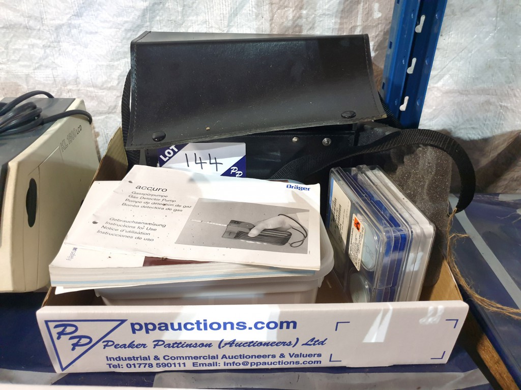 Drager Accuro gas detector pump with equipment in...