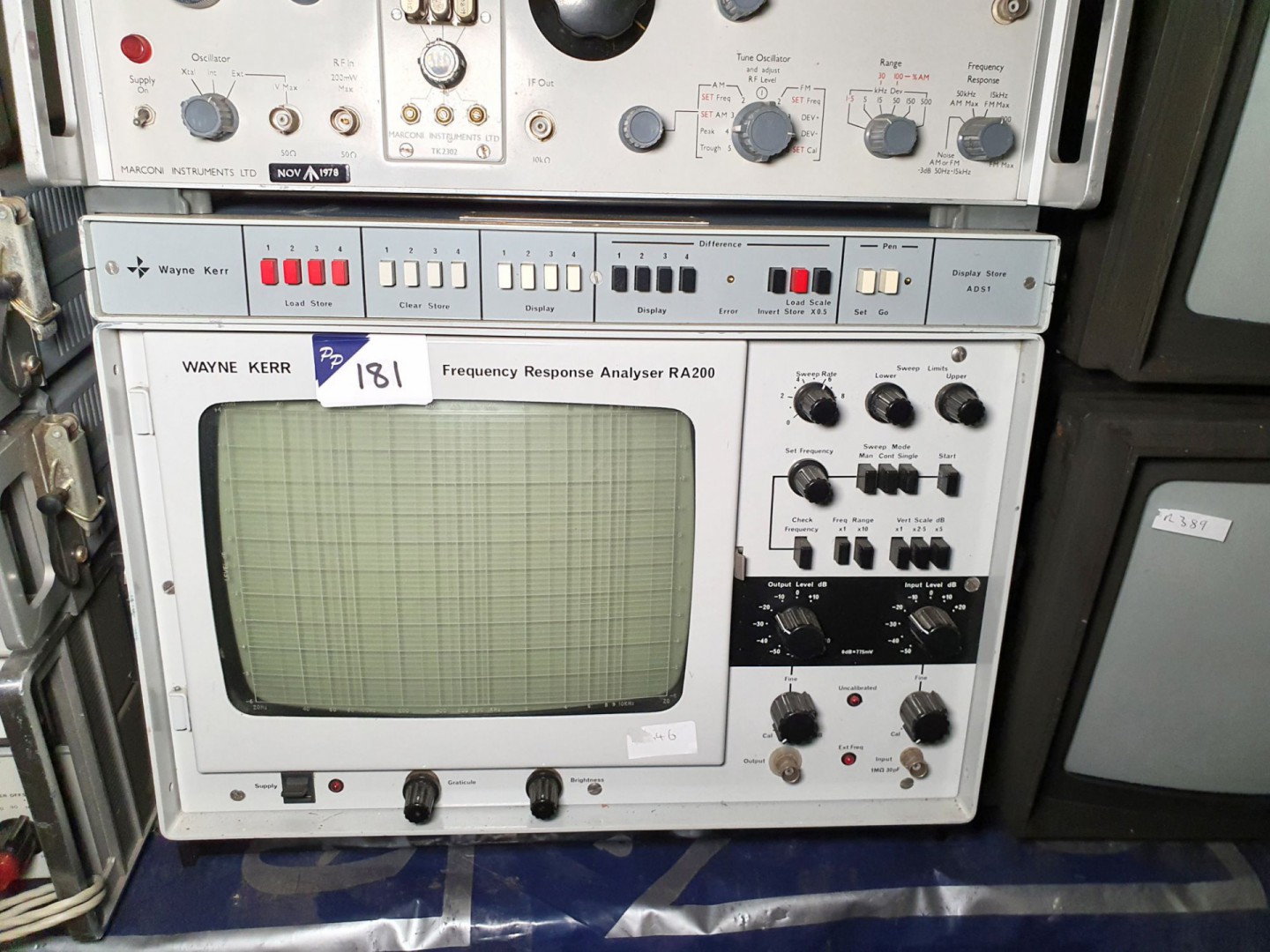 Wayne Kerr RA200 frequency response analyser with...