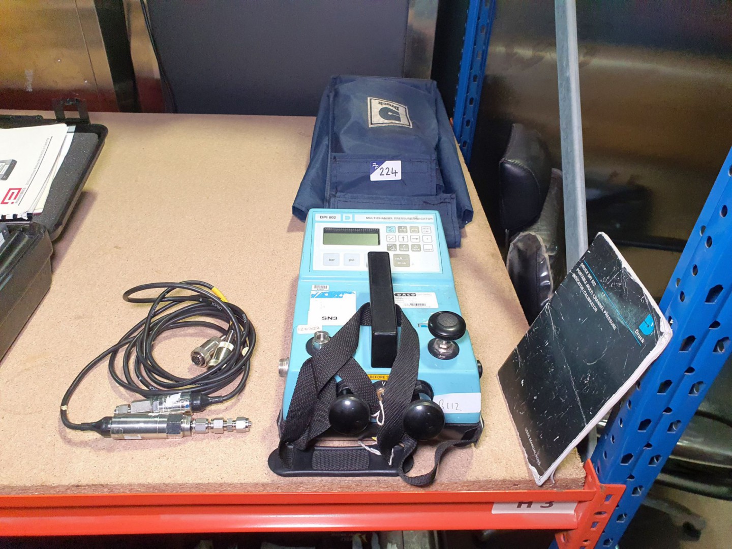 Druck DPI 602 multi channel pressure indicator wit...