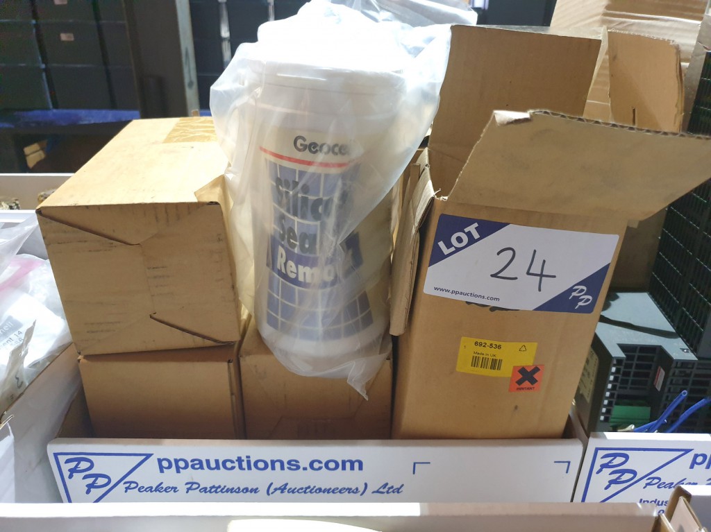 5x 1litre Geocel silicone sealant remover - Lot lo...