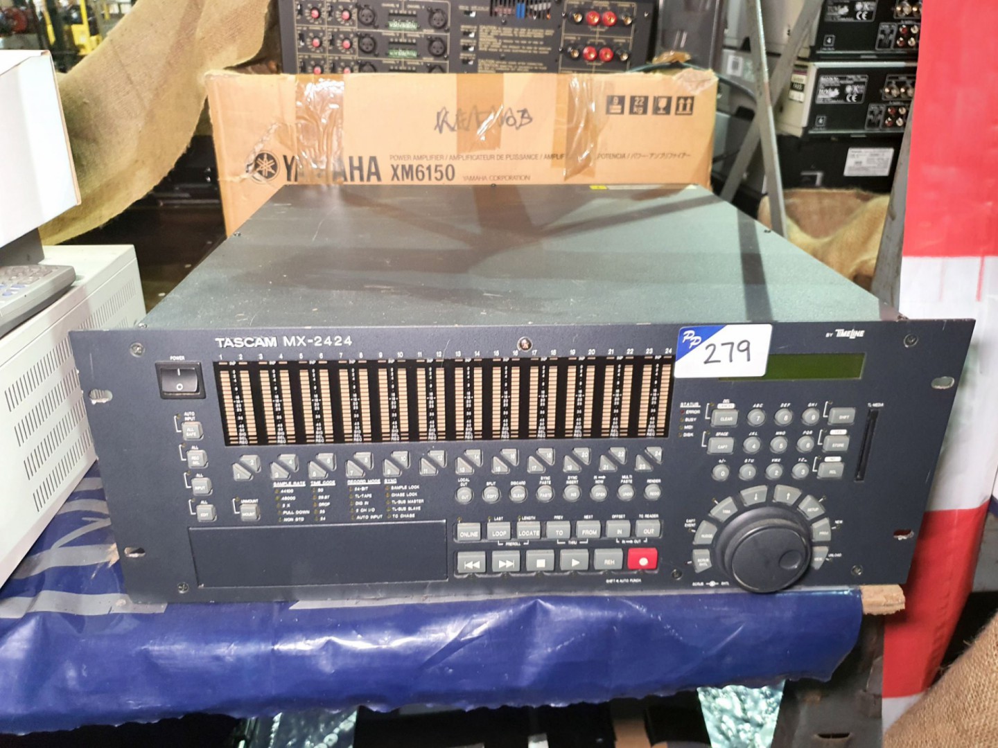 TASCAM MX-2424 with IF-AD24 24-channel optical ADA...