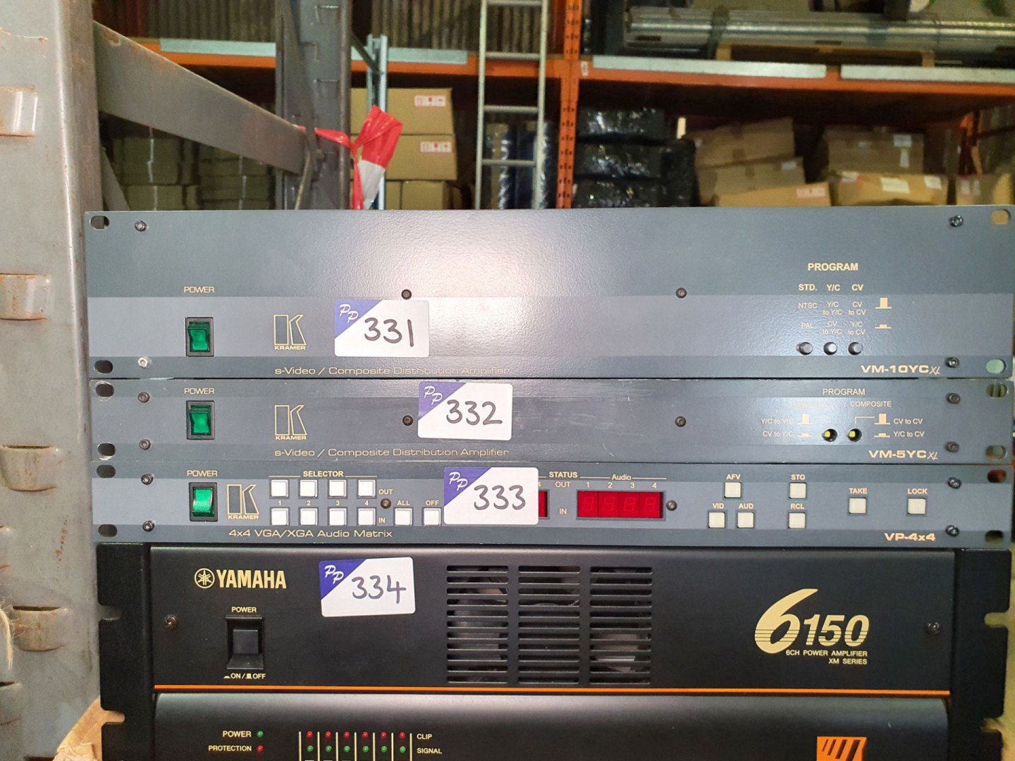 Kramer VM10YCXL S-Video Composite Distribution Amp...