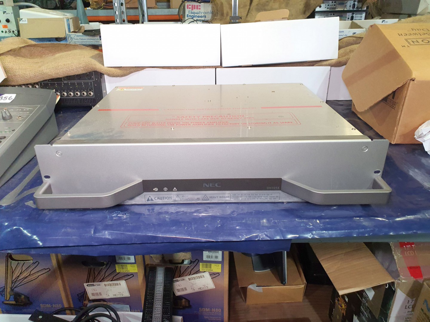 2x NEC UH101X power amplifier (boxed & unused) (20...