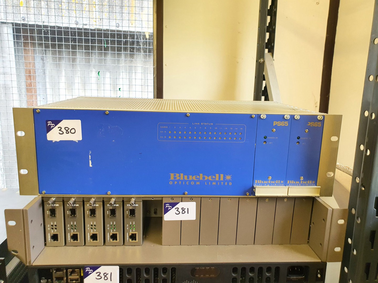 Bluebell Opticom Ltd 15 slot chassis, PS65 PSU