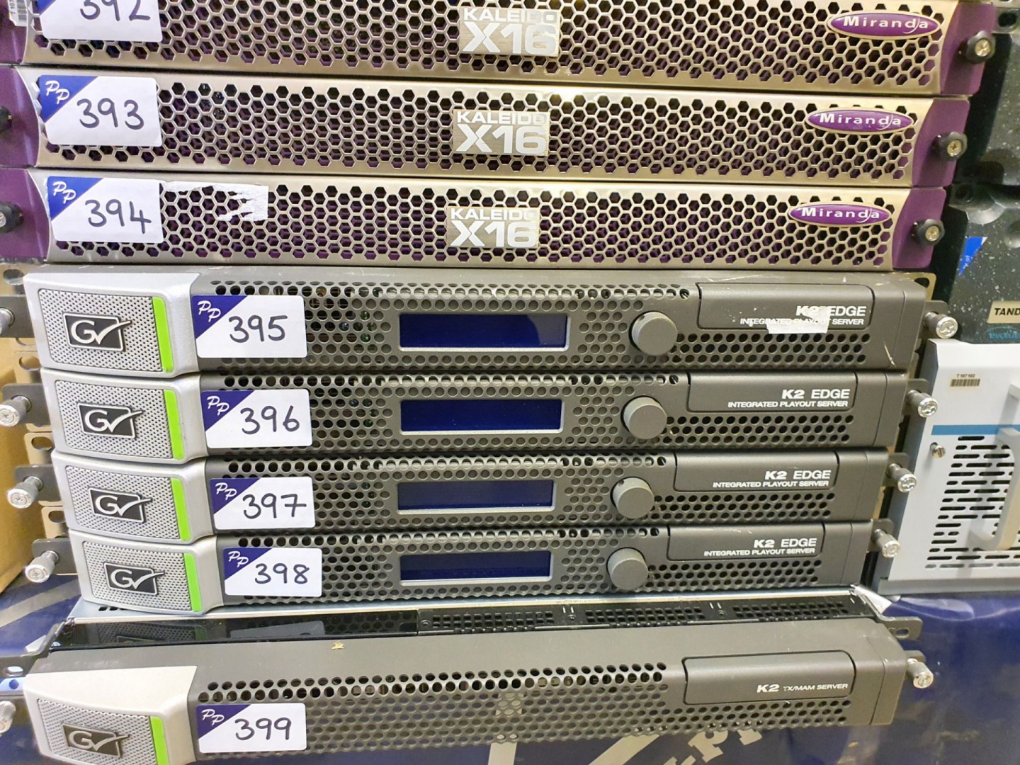 Grass Valley K2 edge integrated playout server