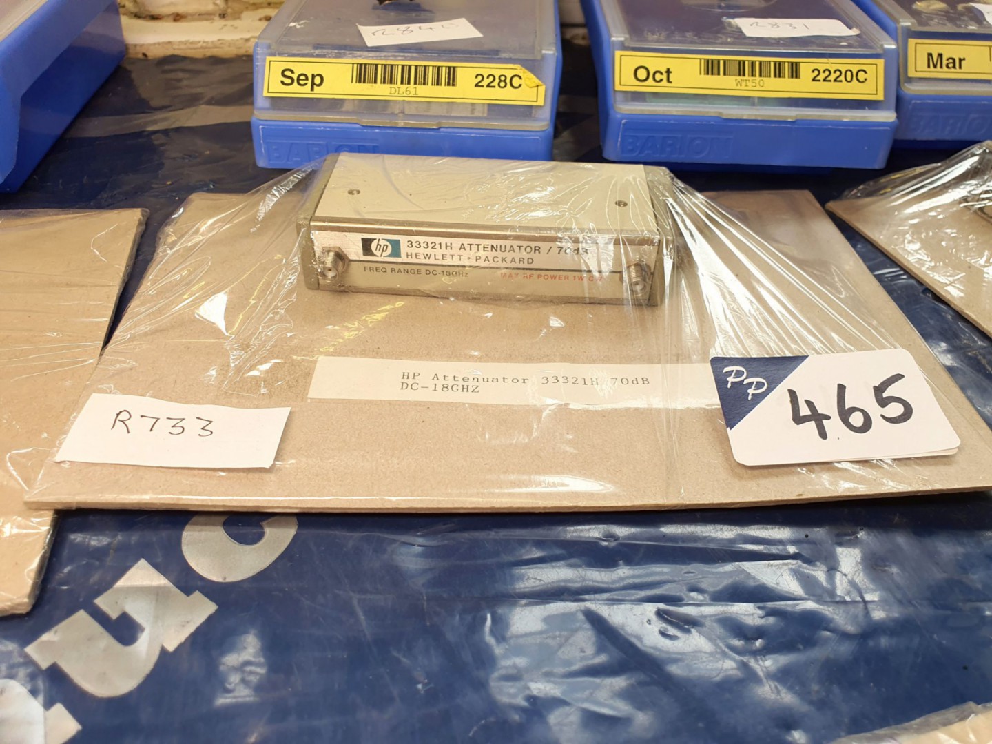 HP / Agilent 33321H attenuator, DC-18GHz, 70dB (10...