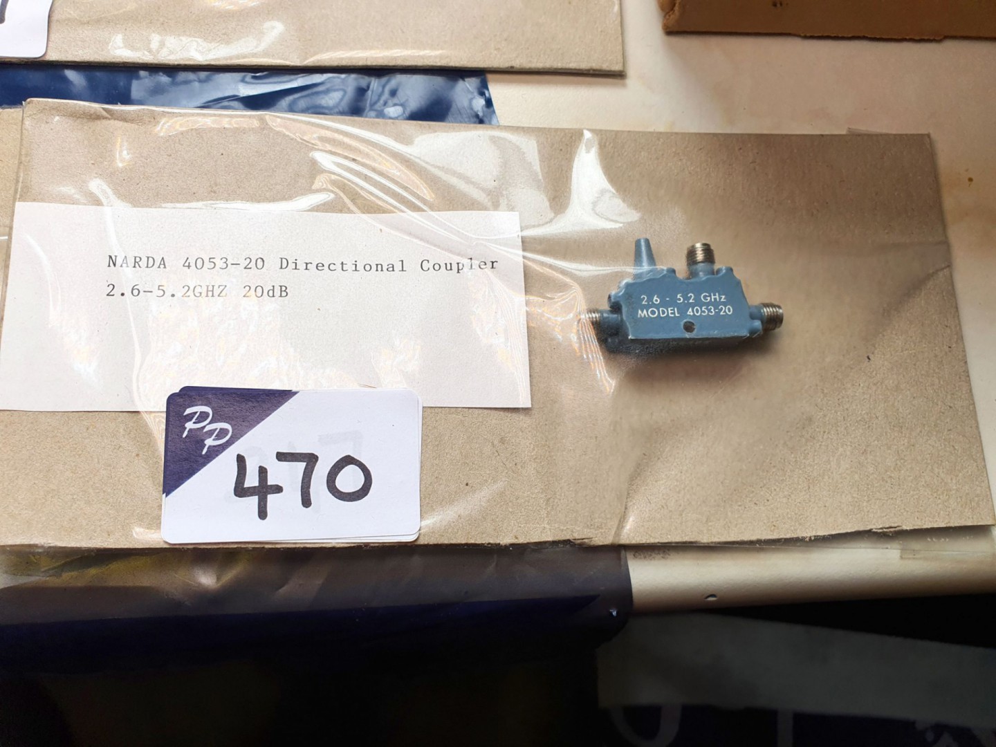 Narda 4053-20 directional coupler, 2.6 - 5.2GHz, 2...