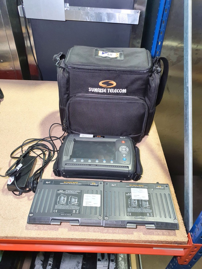 Sunrise Telecom RXT-1000A test platform, 2x RXT mo...