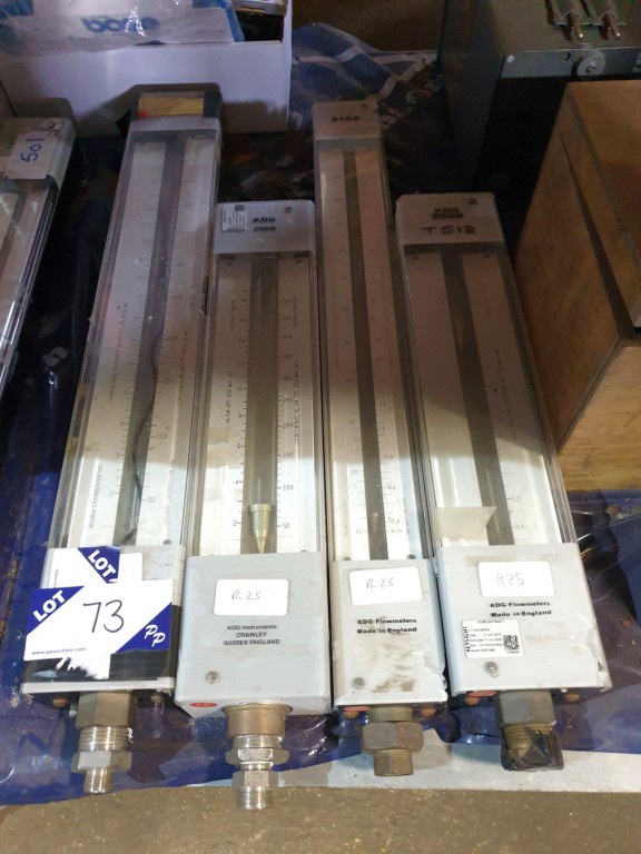 4x various KDG flow meters - Lot located at: PP Sa...